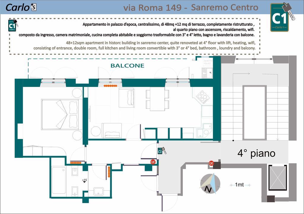 Carlo'S B149C - Sanremo Center Suite - Da Carlo - Exteriér fotografie